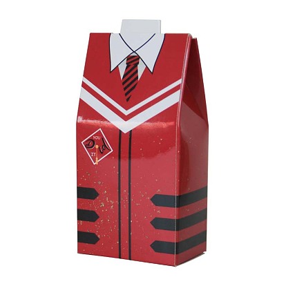 Senior Year Graduation Gown Shaped Paper Candy Storage Box, for Candy Gift Bags Graduation Party Favors Bags
