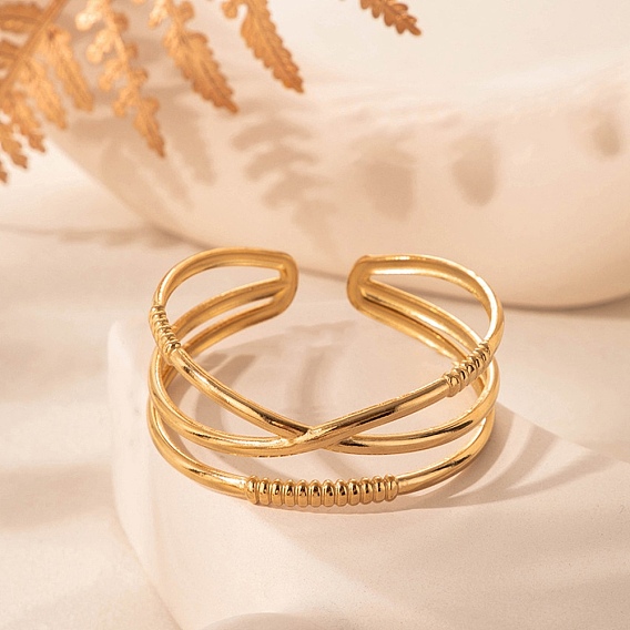 304 женские браслеты-манжеты из нержавеющей стали