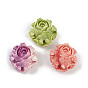 Резные бусины из синтетического коралла, цветок