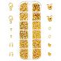 DIY Jewelry Making Kits, including Zinc Alloy Lobster Claw Clasps, Brass Crimp Beads Covers & Wire Guardian and Protectors & Crimp Beads & Jump Rings & End Bead Tips