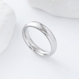 Минималистичные 304 кольца из нержавеющей стали