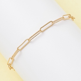 Браслеты-цепочки из латуни для скрепок для женщин