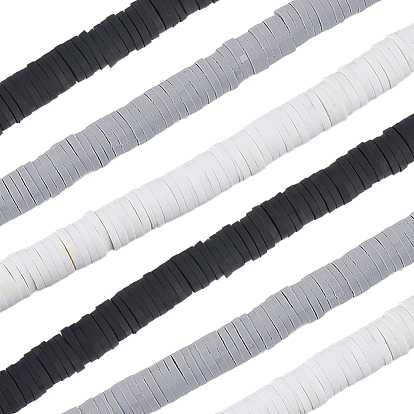 3 нити 3 цвета плоские круглые бусины из полимерной глины ручной работы, диск хейши бусины для гавайских серег браслет ожерелья ювелирных изделий