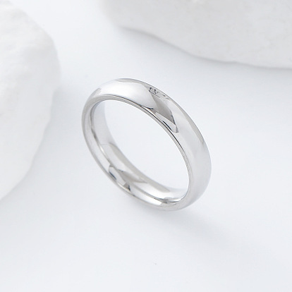Минималистичные 304 кольца из нержавеющей стали