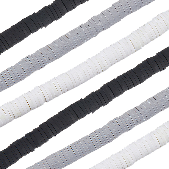 3 нити 3 цвета плоские круглые бусины из полимерной глины ручной работы, диск хейши бусины для гавайских серег браслет ожерелья ювелирных изделий