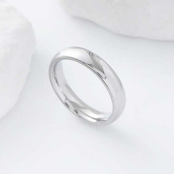 Минималистичные 304 кольца из нержавеющей стали
