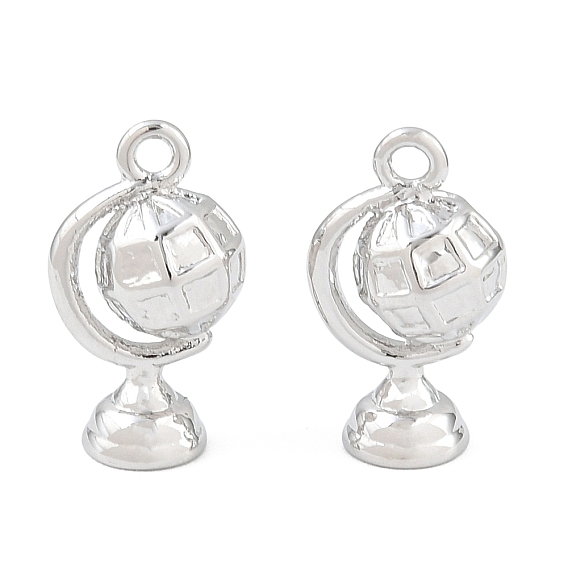 Brass Charms, Globe Charms