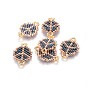 MIYUKI & TOHO Handmade Japanese Seed Beads Links, Loom Pattern, Peace Sign