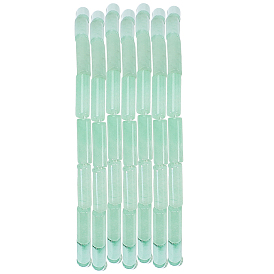 1 Нить из натуральных авантюриновых колонновидных бусин