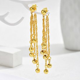 Geometric Hollow Tassel Earrings, Fashionable and Simple, Daily Wear