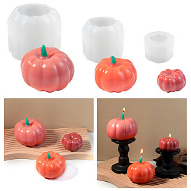 Halloween Theme DIY Candle Silicone Molds, for Candle Making, Pumpkin