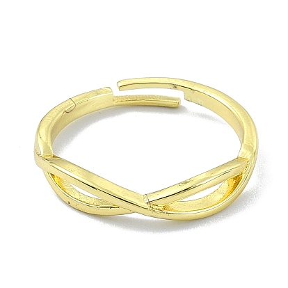 Brass Adjustable Rings, Infinity