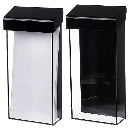 Акриловый держатель для брошюр для использования на открытом воздухе, настенный ящик для хранения, прямоугольные