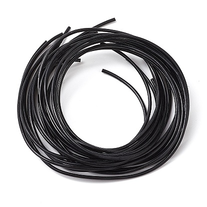 Шнур натуральной кожи, нить из натуральной кожи, круглые