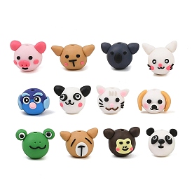 Handmade Polymer Clay Beads, Animal