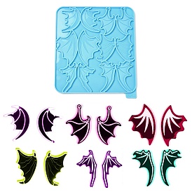 Dragon Wing DIY Pendant Silicone Molds, Resin Casting Molds, for UV Resin & Epoxy Resin Jewelry Making