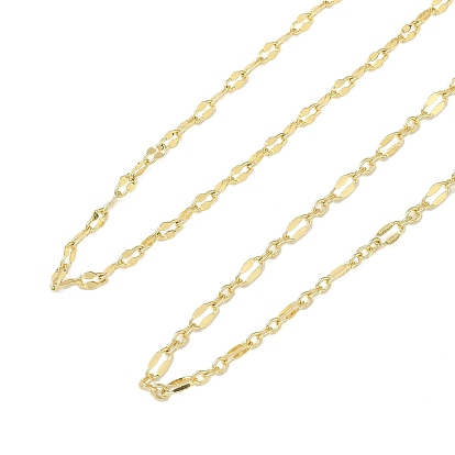 Латунные цепочные ожерелья, без кадмия и без свинца, долговечный, стойки покрытие