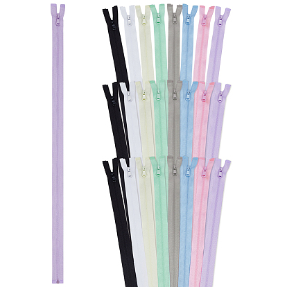 24 шт 8 цвета аксессуары для одежды, нейлоновая застежка-молния, застежка-молния