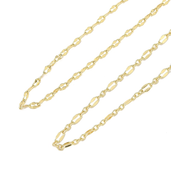 Латунные цепочные ожерелья, без кадмия и без свинца, долговечный, стойки покрытие