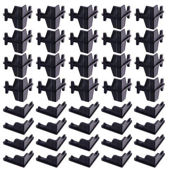 2 стили пластиковых угловых защитных накладок, аксессуары для кухонных полок