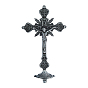 Statue de croix crucifix en alliage religieux, pour la décoration de bureau à domicile