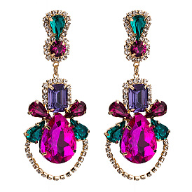 Exaggerated Vintage Acrylic Drop Earrings for Women, Fashionable and Stylish Jewelry
