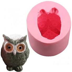 DIY Food Grade Silicone Owl Fondant Molds, Resin Casting Molds, for Chocolate, Candy, UV Resin & Epoxy Resin Craft Making