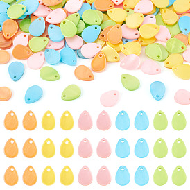 150 шт. 5 цвета, окрашенные распылением, подвески-слезинки из натуральных пресноводных ракушек