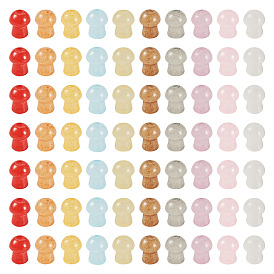 500 шт. Стеклянные бусины, гриб