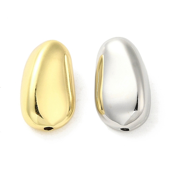 Стойки обшивки латунные бусины, долговечный, без свинца и без кадмия, Twist овальные