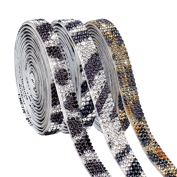 3рулоны 3цвета самоклеящиеся стразы горячая фиксация стразы