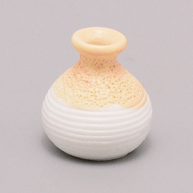 Ваза из смолы миниатюрные украшения для цветочных горшков, Аксессуары для микроландшафтного сада для кукольного домика, притворяющиеся опорными украшениями