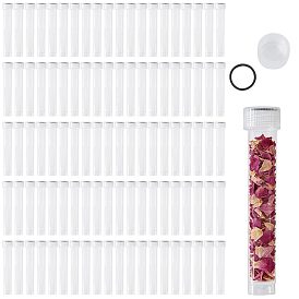 100pcs tubes de congélation en plastique, des tubes à essai, avec bouchon à vis