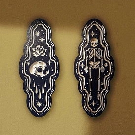 Skull Hallowmas Wooden Wall Decorations, Home Decorations