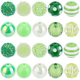 Наборы для самостоятельной сборки круглых бусин, в том числе акриловые бусины, Бусины из cмолы