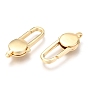 Brass Lobster Claw Clasps, Oval