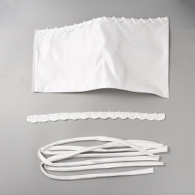 Reemplazo de la cremallera del vestido de novia de las mujeres, kit de corsé de satén de ajuste ajustable, vestido de fiesta formal con cordones