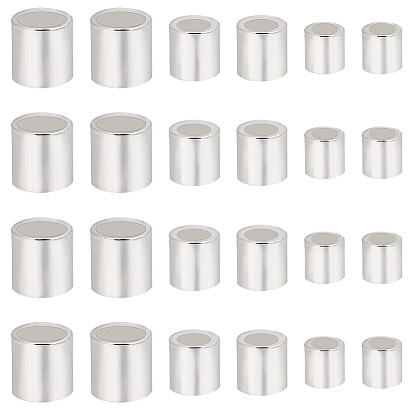 90шт. 3 стиль 925 бусины-разделители из стерлингового серебра, колонка