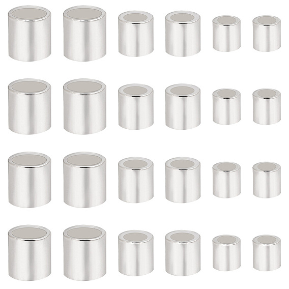 90шт. 3 стиль 925 бусины-разделители из стерлингового серебра, колонка