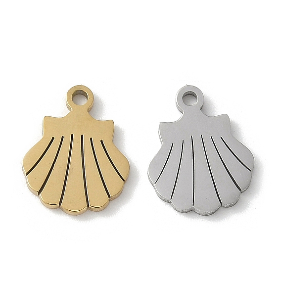 304 прелести нержавеющей стали, шарм из ракушек, лазерная резка