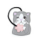 Cute Cartoon Cat Leather Keychain Mini Key Organizer