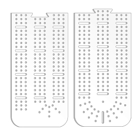 Прозрачные акриловые шаблоны для настольных игр