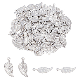 Unicraftale Stainless Steel Charms, Leaf