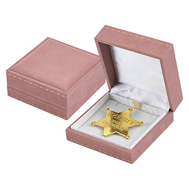 Velvet Brooches Package Boxes, Square