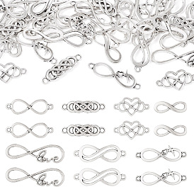 42шт 7 стили подвески из сплава в тибетском стиле, бесконечность ссылки