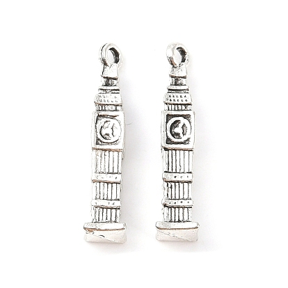Подвески из сплава в тибетском стиле , Биг Бен, без свинца и без кадмия