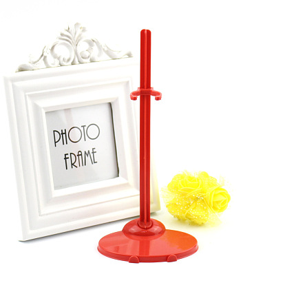Adjustable Plastic Doll Stand Support, for Mini Dolls Display Holder