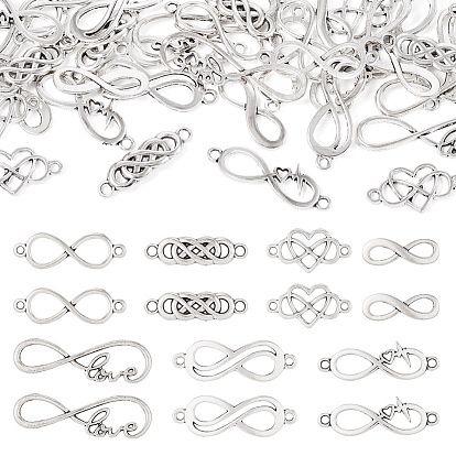 42шт 7 стили подвески из сплава в тибетском стиле, бесконечность ссылки