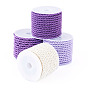 3 rouleaux 3 couleurs cordon rond en polyester, cordon torsadé