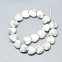 Natural Howlite Beads Strands, Faceted, Heart